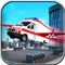 Welcome to biggest open world Flying Ambulance Rescue 3D