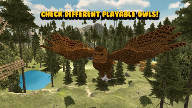 Flying Owl Bird Survival Simulator 3D(圖4)-速報App