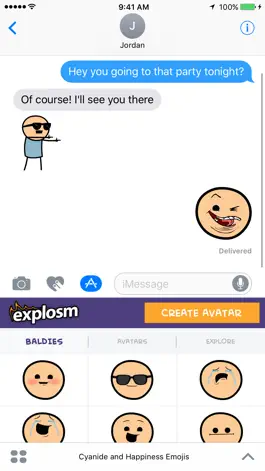 Game screenshot Cyanide and Happiness Emojis mod apk