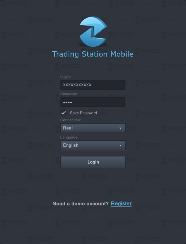 FXCM Trading Station for iPad