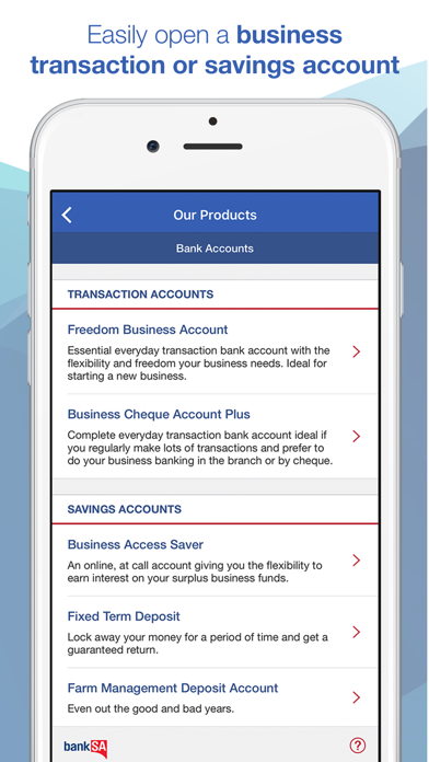 How to cancel & delete BankSA Business App from iphone & ipad 4