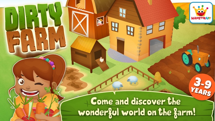 Dirty Farm: Animals & Games for toddlers and kids screenshot-0