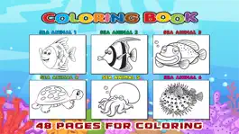 Game screenshot Ocean & Sea Animal Coloring Book Painting Drawing apk