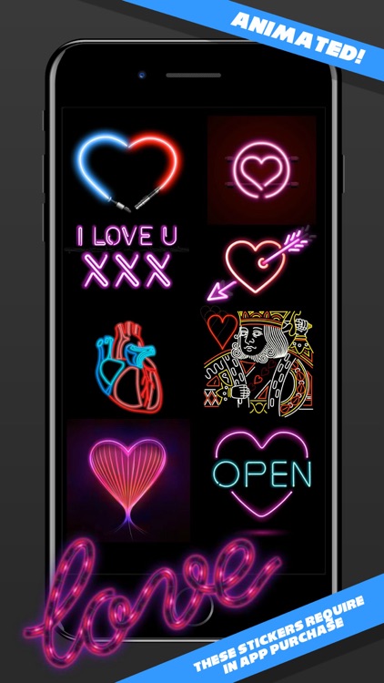 Neon Hearts