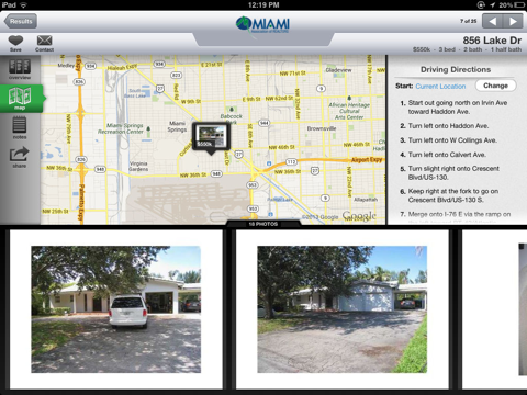 MIAMI Mobile Real Estate App for iPad screenshot 3