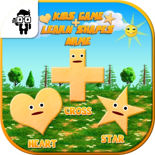 Kids Game Learn Shape Name Icon