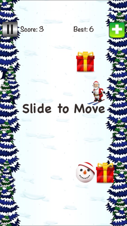 Skiing Santa - Classic Skiing Game screenshot-3