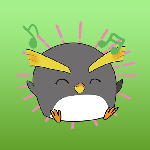 Petako The Happy King Penguin Stickers icon