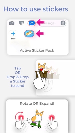 Cute Corgi Animated Stickers(圖3)-速報App