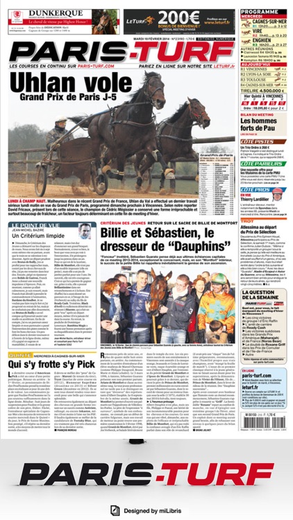 Paris-Turf : votre journal numérique enrichi