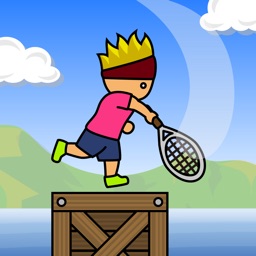 トニーくんのサーブでこわせっ