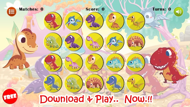 Little Dinosaur Quest - Match Games Free For Kids