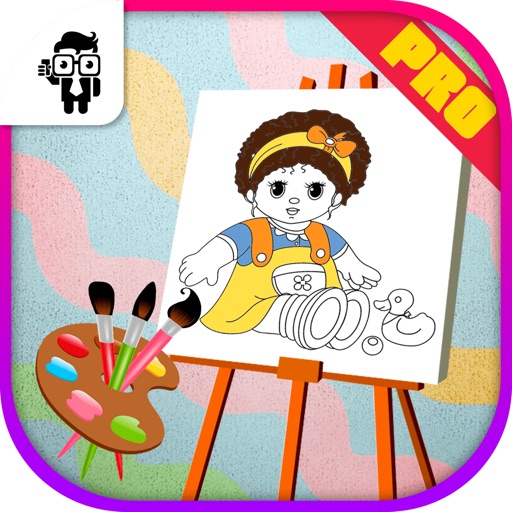 Doll Kids Coloring Book Pro iOS App