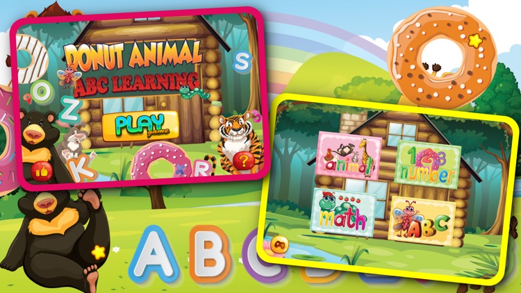 Donut Abc Learning Animals And Letters Game