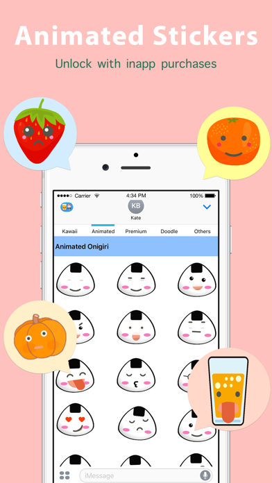 How to cancel & delete Kawaii Food Sticker from iphone & ipad 3