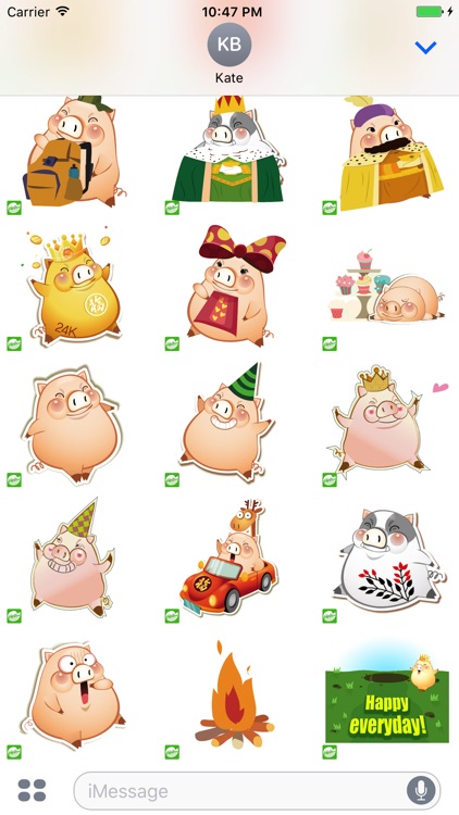 Hellowe Stickers: Piggy Kim