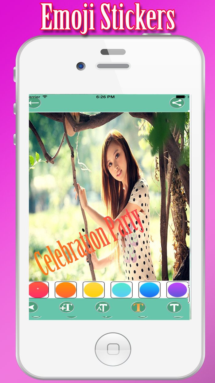 Insta Emoji Sticker-Add Text And Stickers on Photo