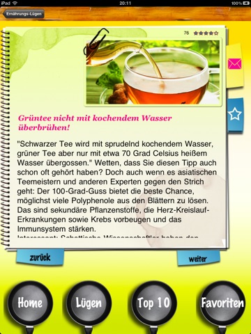 Ernährungs-Lügen - 100 Märchen über gesundes Essen screenshot 2