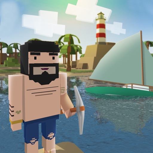 Blocky Island Survival 3D Full