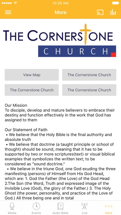 The Cornerstone App