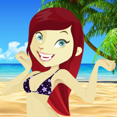 Activities of Summer Girl Fashionable for the Beach