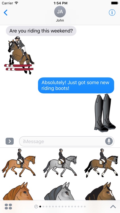 Equestrian English Horse Riding Stickers screenshot-3