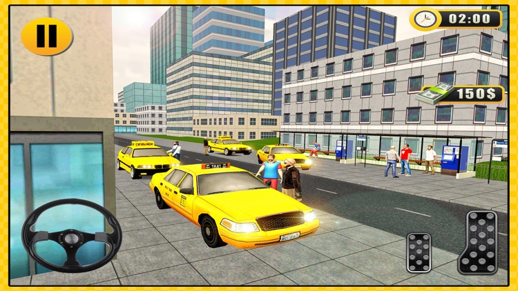 Taxi Driver 3D City Rush Duty screenshot-3