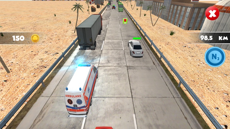 Ambulance Highway Traffic Racer