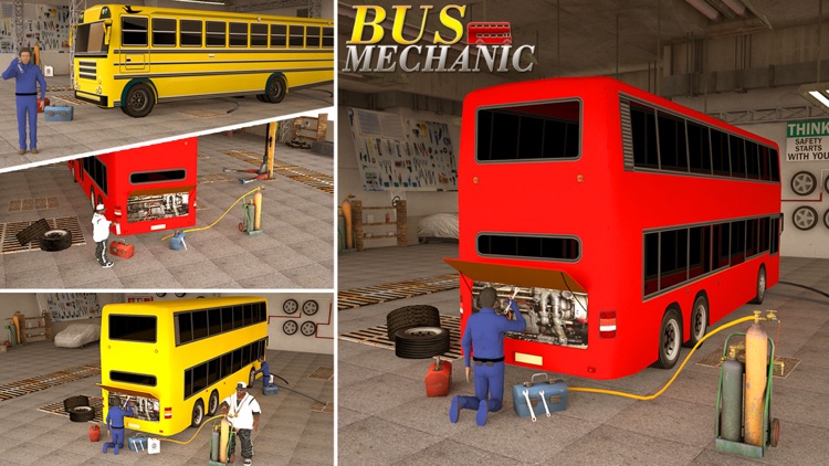 Bus Mechanic Auto Repair Shop