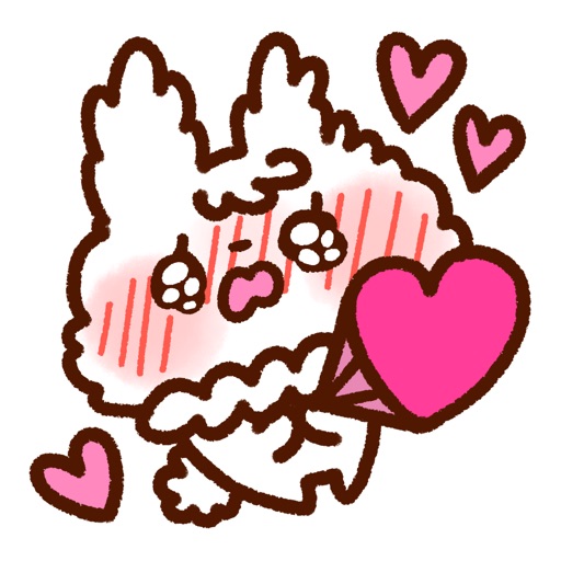 Rabbit in Love Sticker icon