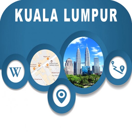 Kuala Lumpur Malaysia Offline Map Navigation GUIDE icon