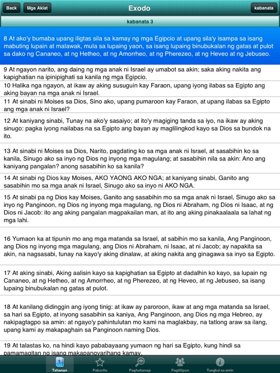 Holy Bible in Filipino for iPad