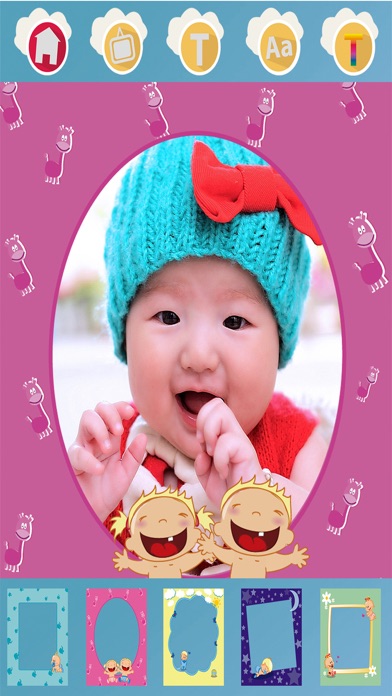 Baby photo frames – Photo editor for kids screenshot 3