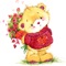 Teddy Bear Birthday and Love Sticker Pack