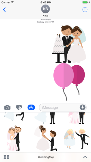 WeddingMoji - Wedding Stickers for iMess