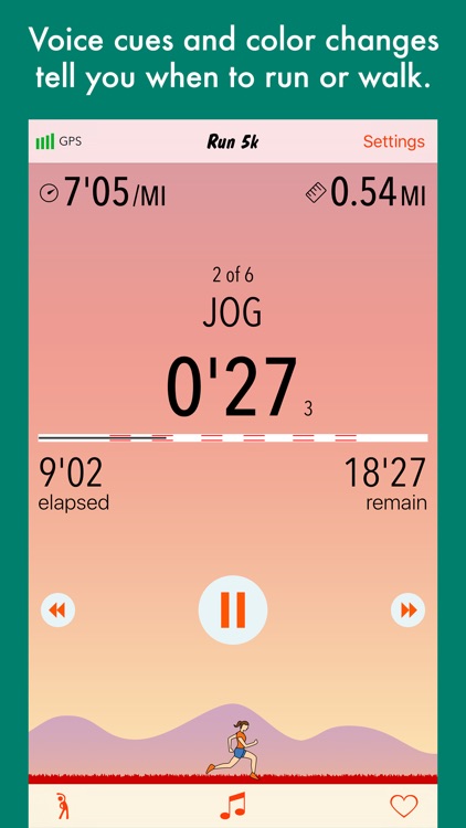 Run 5k - interval training program + stretches screenshot-3