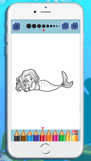 Mermaid Coloring Book for kids(圖5)-速報App