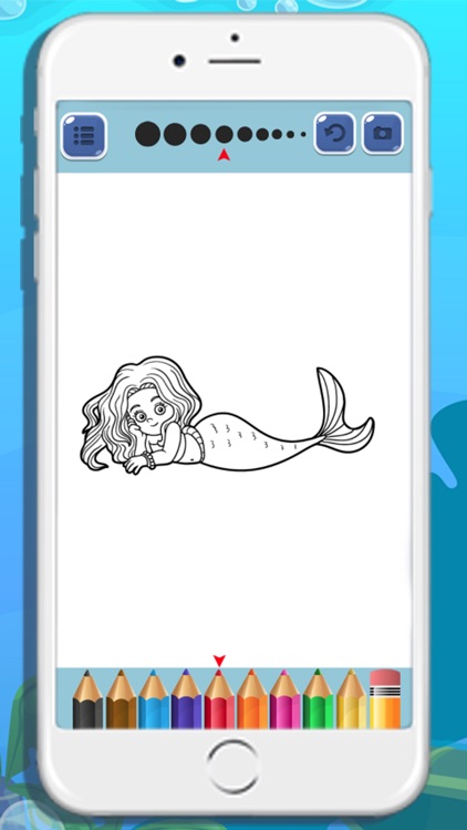 Mermaid Coloring Book for kids screenshot-4