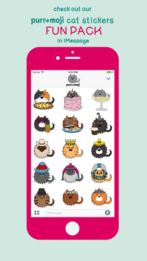 Purr-Moji Cat Stickers(圖4)-速報App