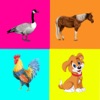Icon Farm Animals - Kids Learning Matching Game