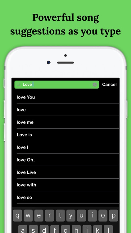 Music Search - find songs by the lyrics & artist