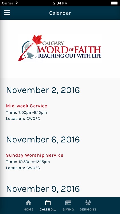 Calgary Word of Faith Church of Calgary, AB