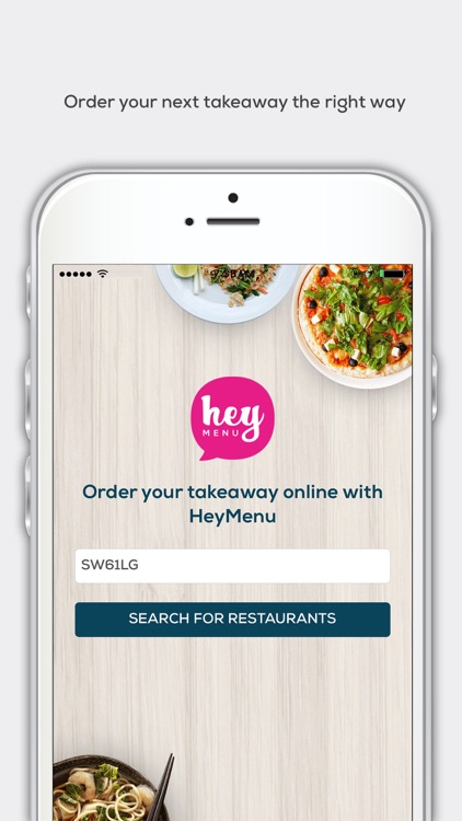 Hey Menu Takeaway Delivery