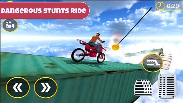 Crazy Motorbike Stunts: Extreme Sky Ride(圖2)-速報App