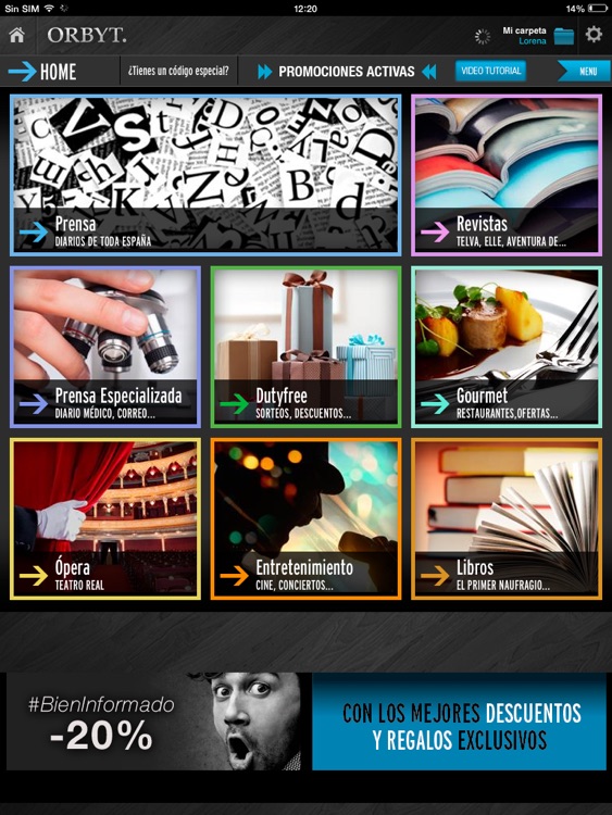 Orbyt for iPad