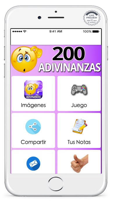 How to cancel & delete 200 Adivinanzas from iphone & ipad 1