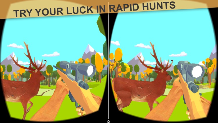 Low Poly Deer Sniper Hunting- VR (Virtual Reality) screenshot-3