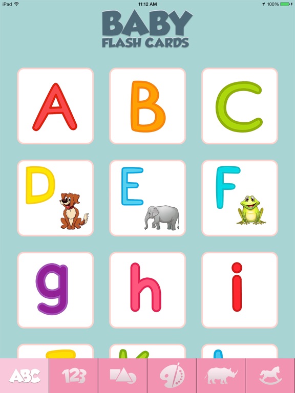 Baby Flash Cards Game Learn Alphabet Numbers Words - AppRecs