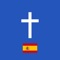 This app combines Bible in Spanish with professional narration enabling advanced functions like sync transcript,  read aloud (a professional narration synchronized with the highlighted text