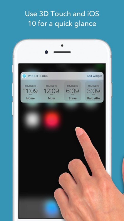 World Clock Time Widget - For Timezones screenshot-0